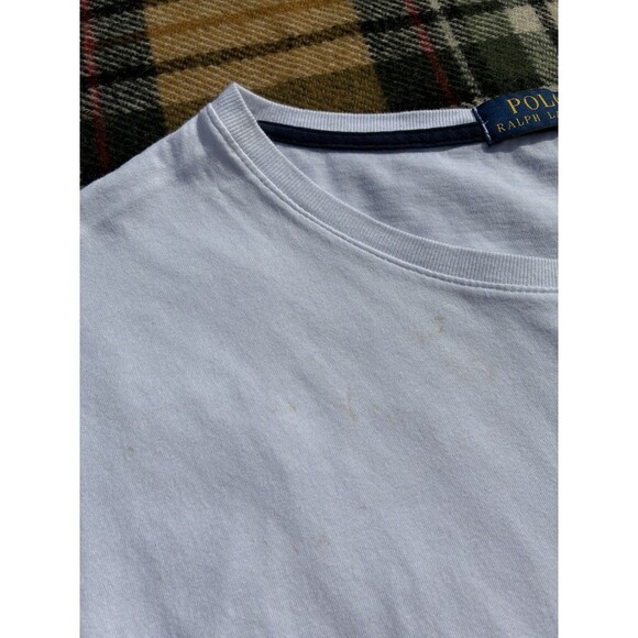 POLO Ralph Lauren Shirt Mens 2XL K Swiss Big Logo Color Block Preppy Old Money - Picture 4 of 14